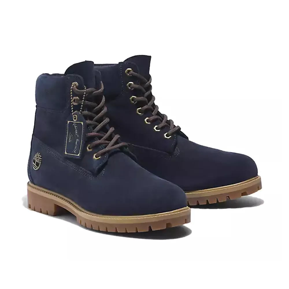 6 Inch Premium Waterproof Heritage Boots 'Navy'