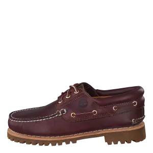 Authentics 3 Eye Classic Burgundy Pull Up
