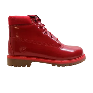 Boots 6 Inch Premium Waterproof Junior Timberland, red