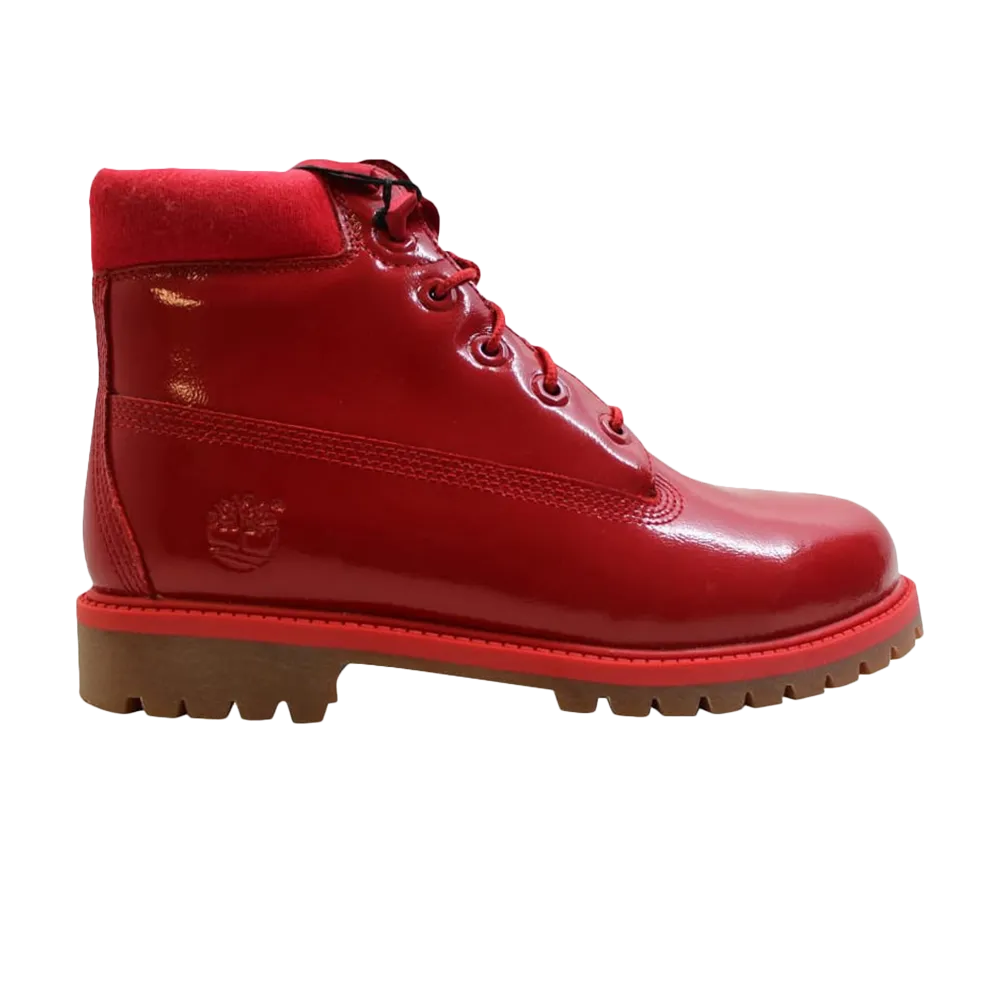 Boots 6 Inch Premium Waterproof Junior Timberland, red