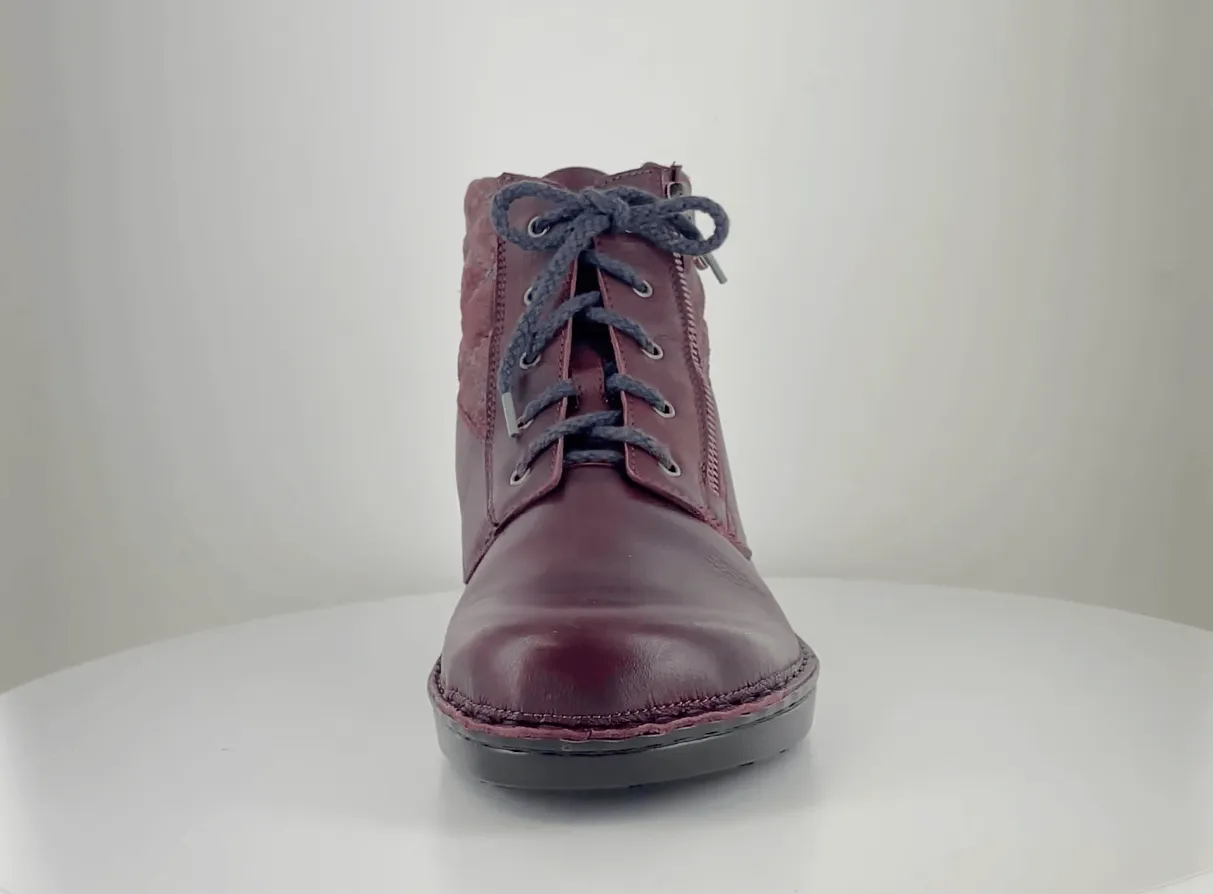 Castera | Leather/Nubuck |  Soft Bordeaux/Violet/Eggplant