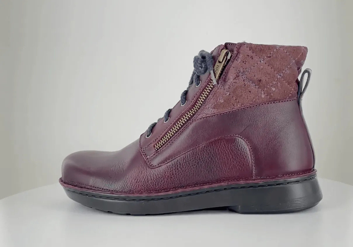 Castera | Leather/Nubuck |  Soft Bordeaux/Violet/Eggplant