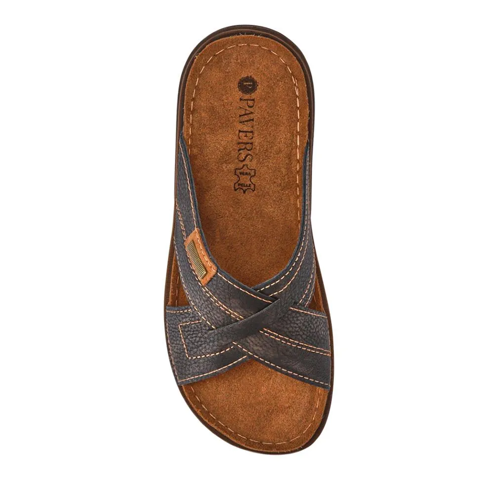 Chunky-Soled Leather Mules - INB41016 / 327 005