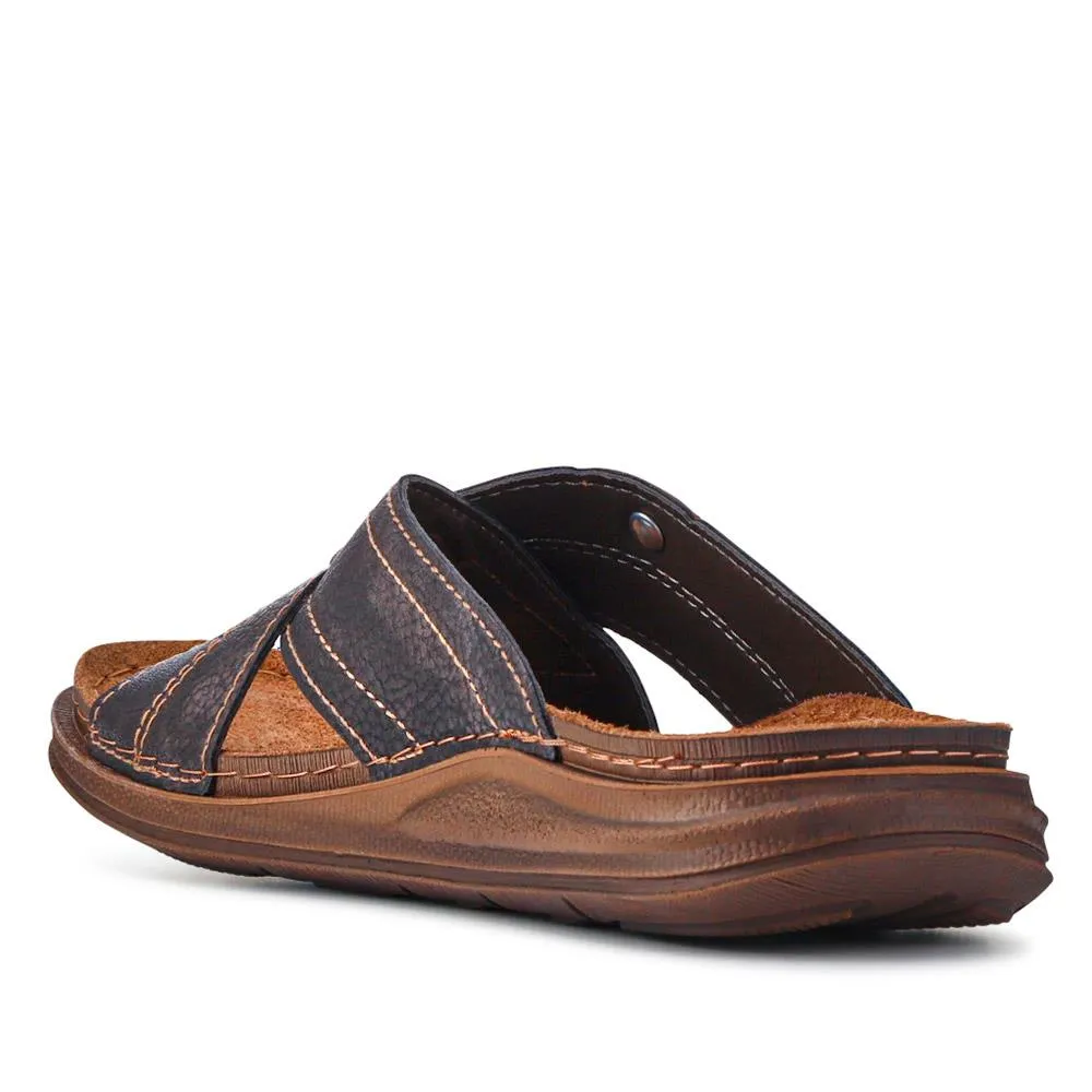 Chunky-Soled Leather Mules - INB41016 / 327 005
