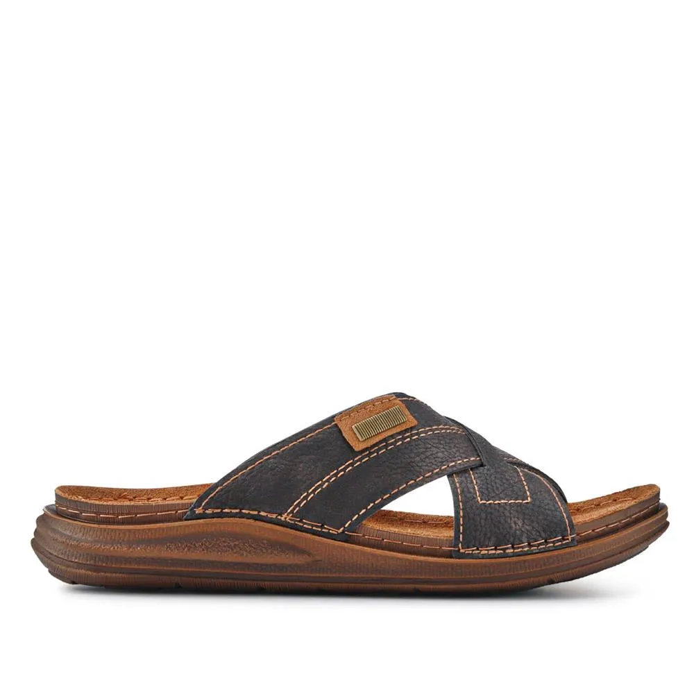 Chunky-Soled Leather Mules - INB41016 / 327 005