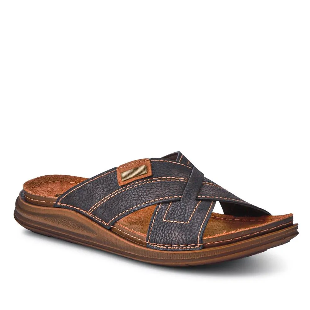 Chunky-Soled Leather Mules - INB41016 / 327 005
