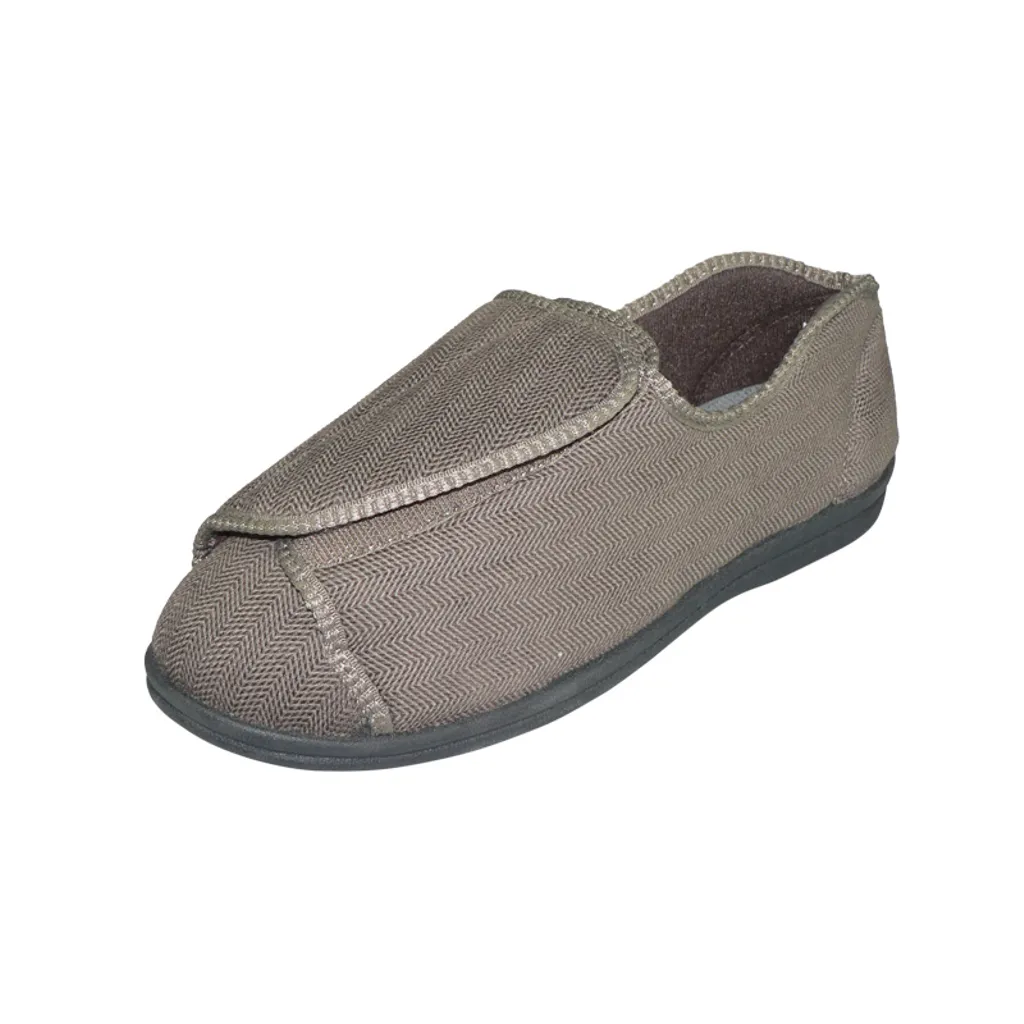 CLINIC Comfort System Men’s Clinic Slipper, Brown, 8