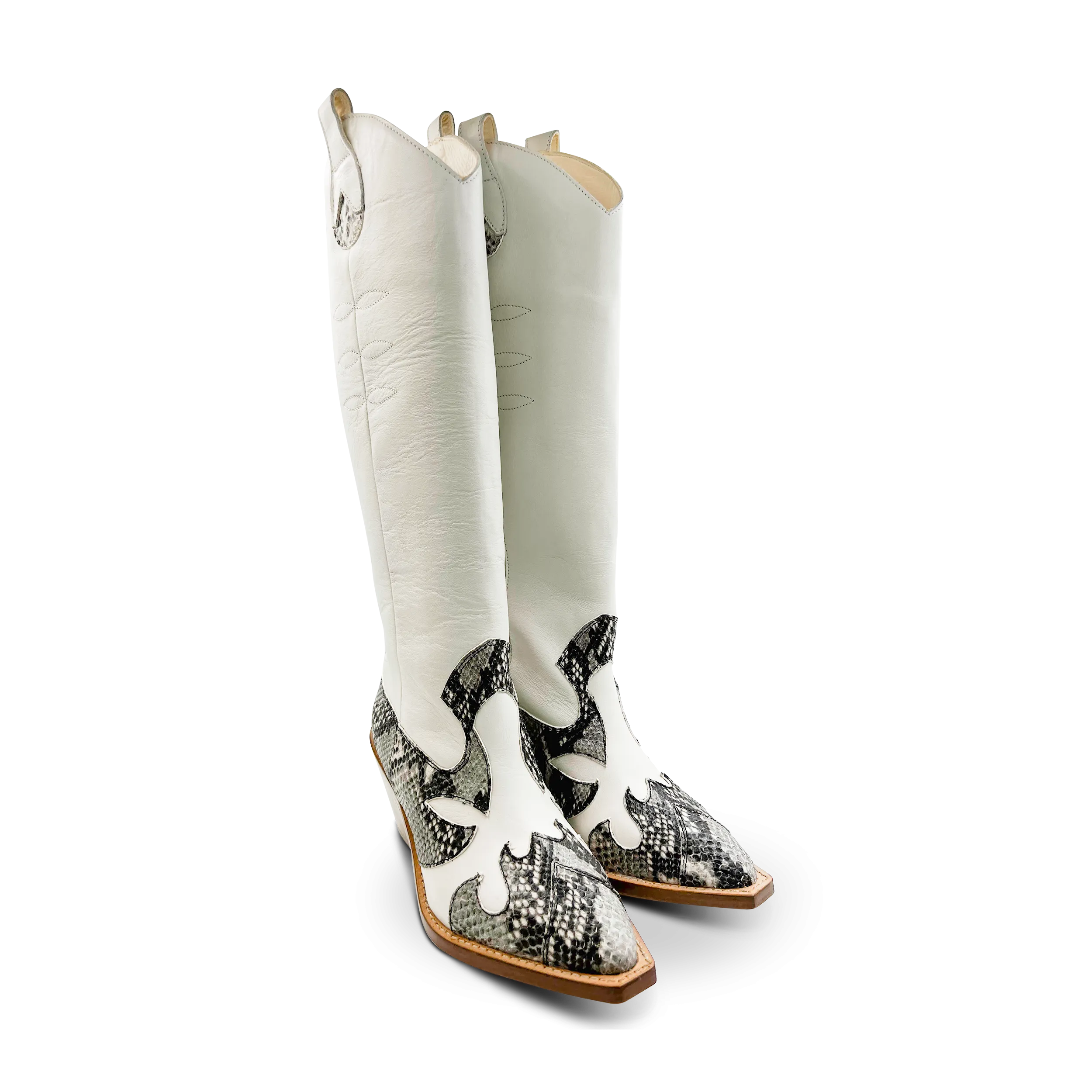 Cowboy Boot in White