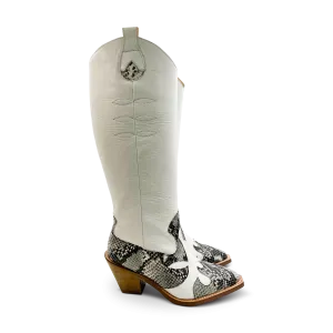 Cowboy Boot in White