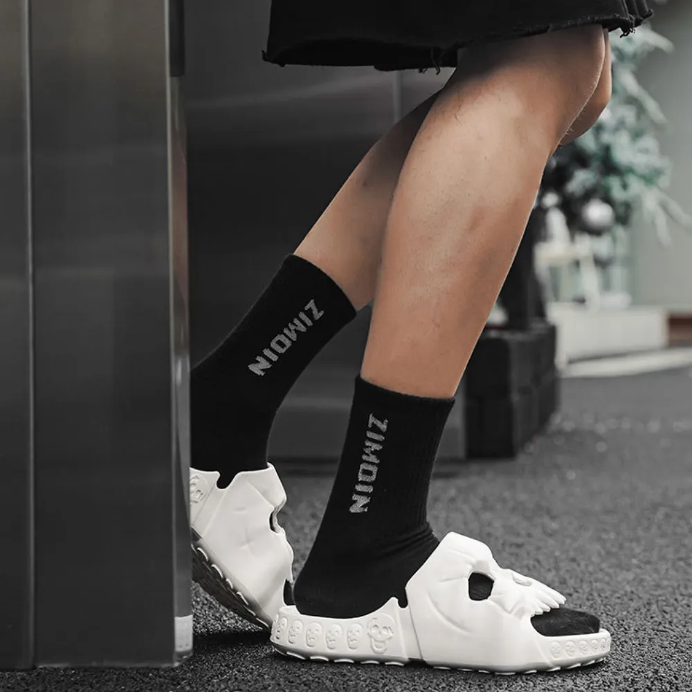 Dark Skull Slippers