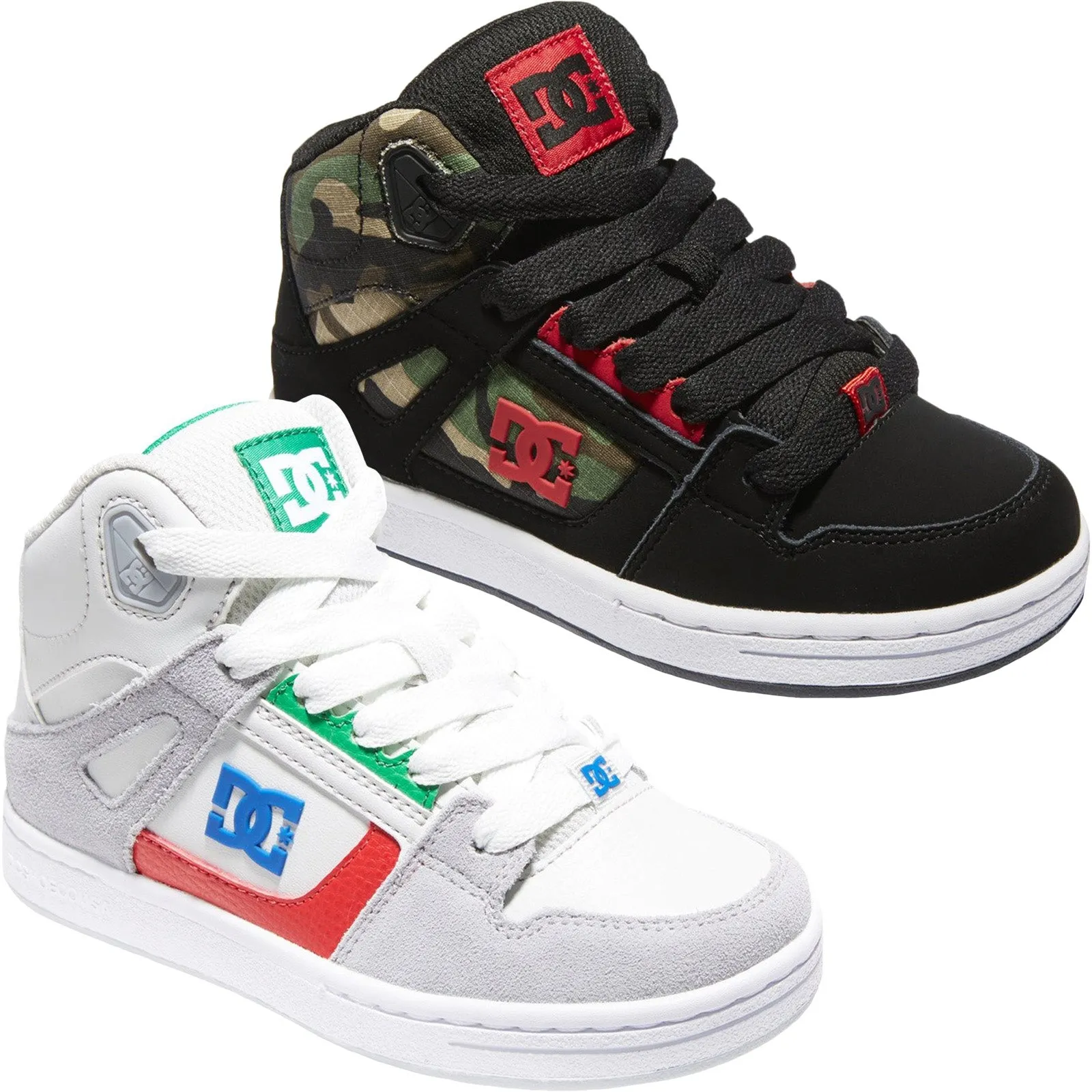 DC Shoes Kids Pure Hi Leather High Top Trainers