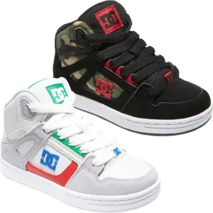 DC Shoes Kids Pure Hi Leather High Top Trainers