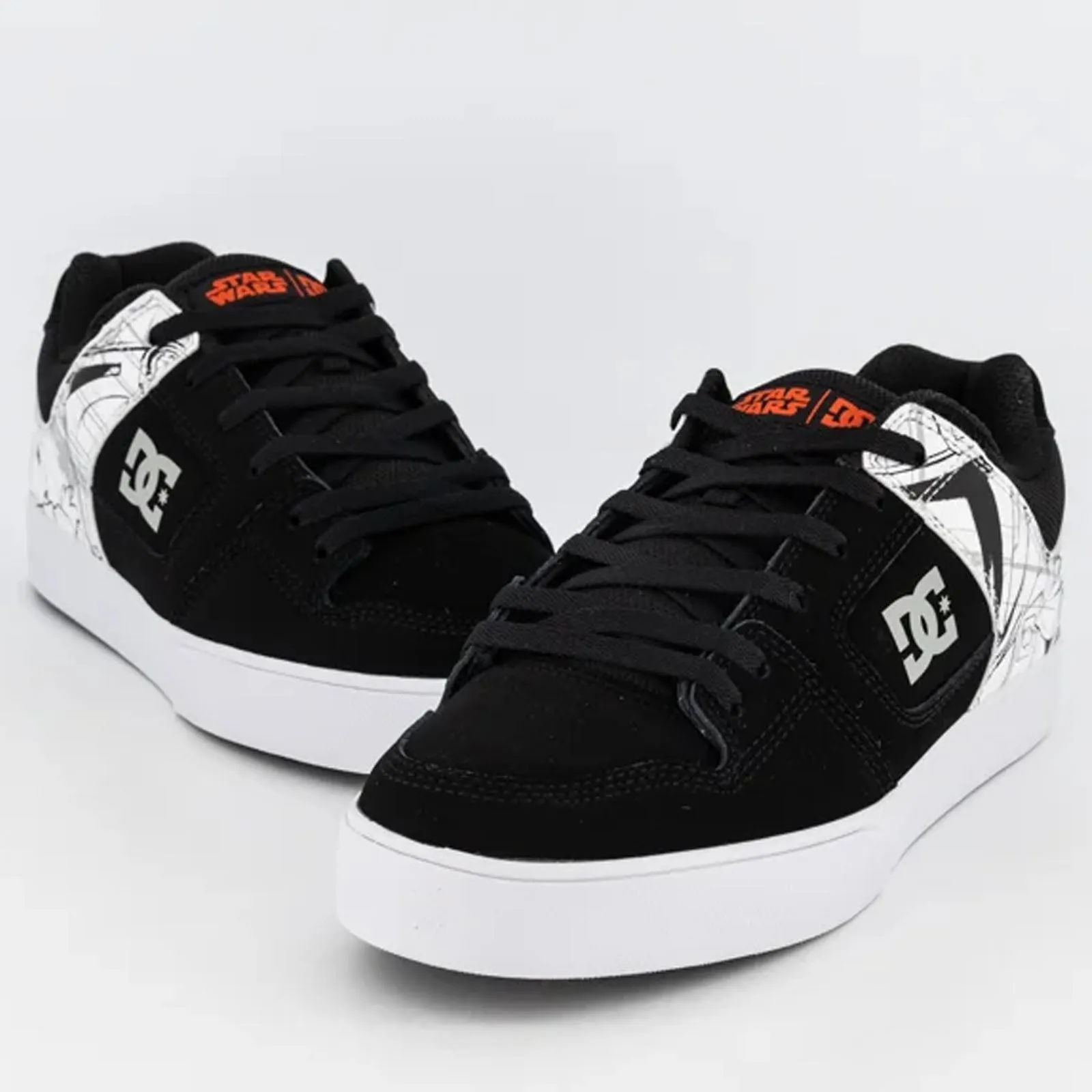 DC Shoes Mens Star Wars Pure Low Rise Trainers - Black