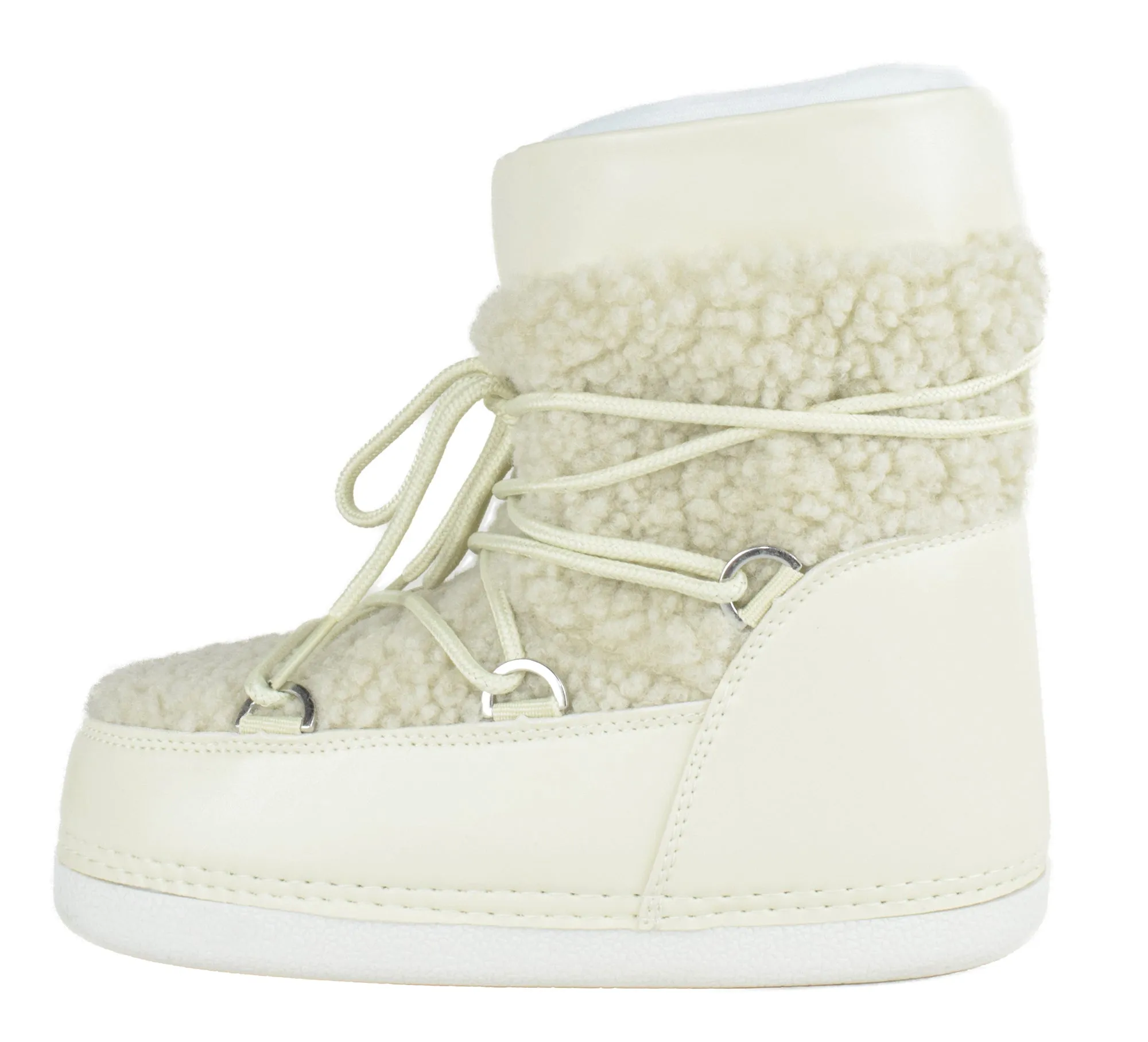 EMMETT-36 Ivory PU Top Moda