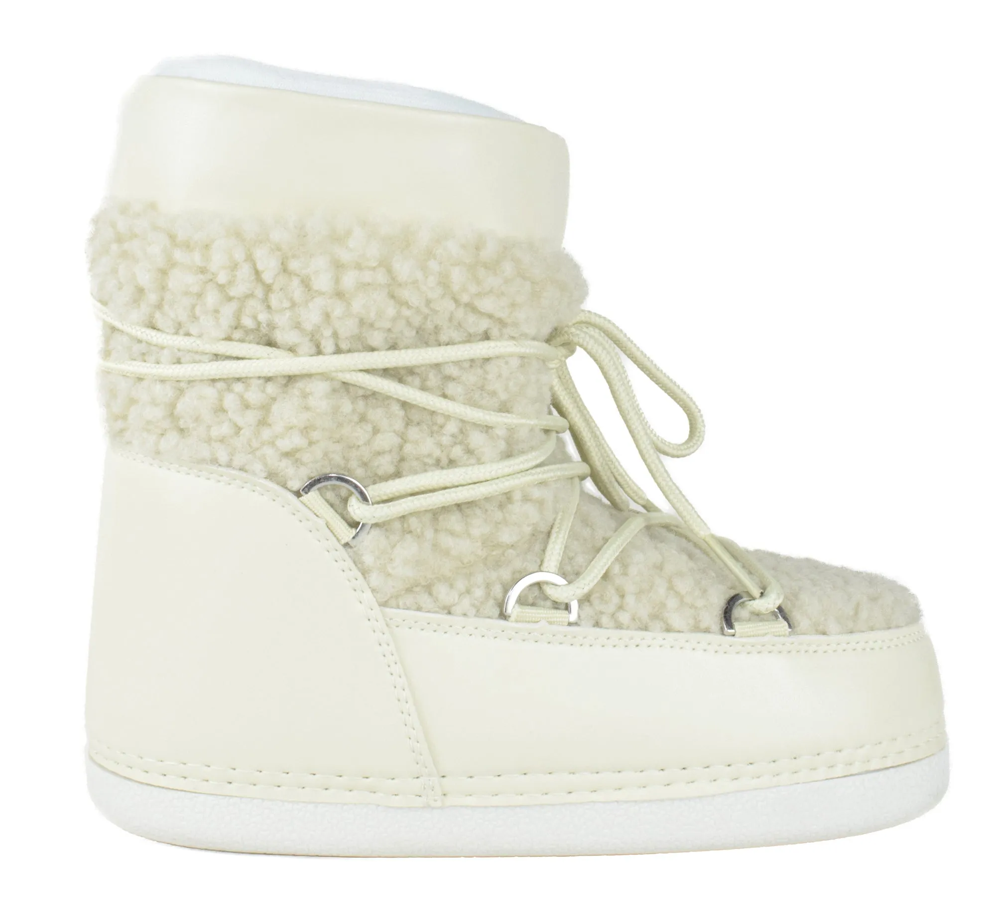 EMMETT-36 Ivory PU Top Moda