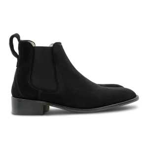 Howard Boot in Black Suede