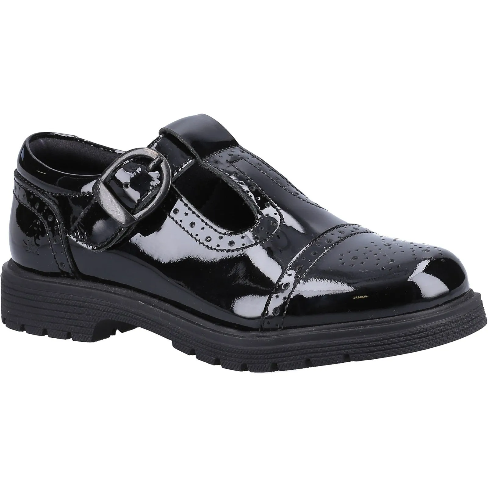 Hush Puppies Paloma Patent Senior 2 Flats