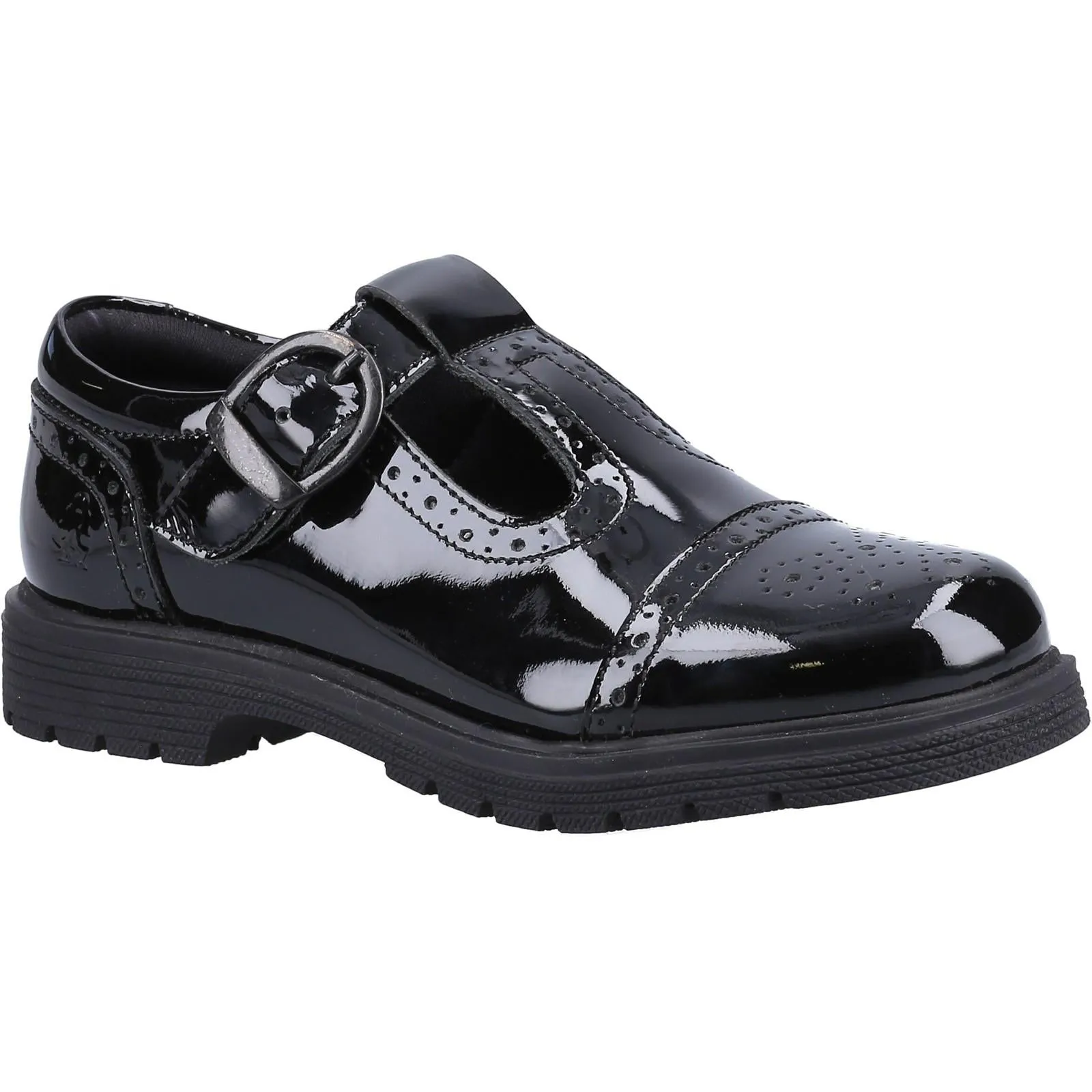 Hush Puppies Paloma Patent Senior 2 Flats