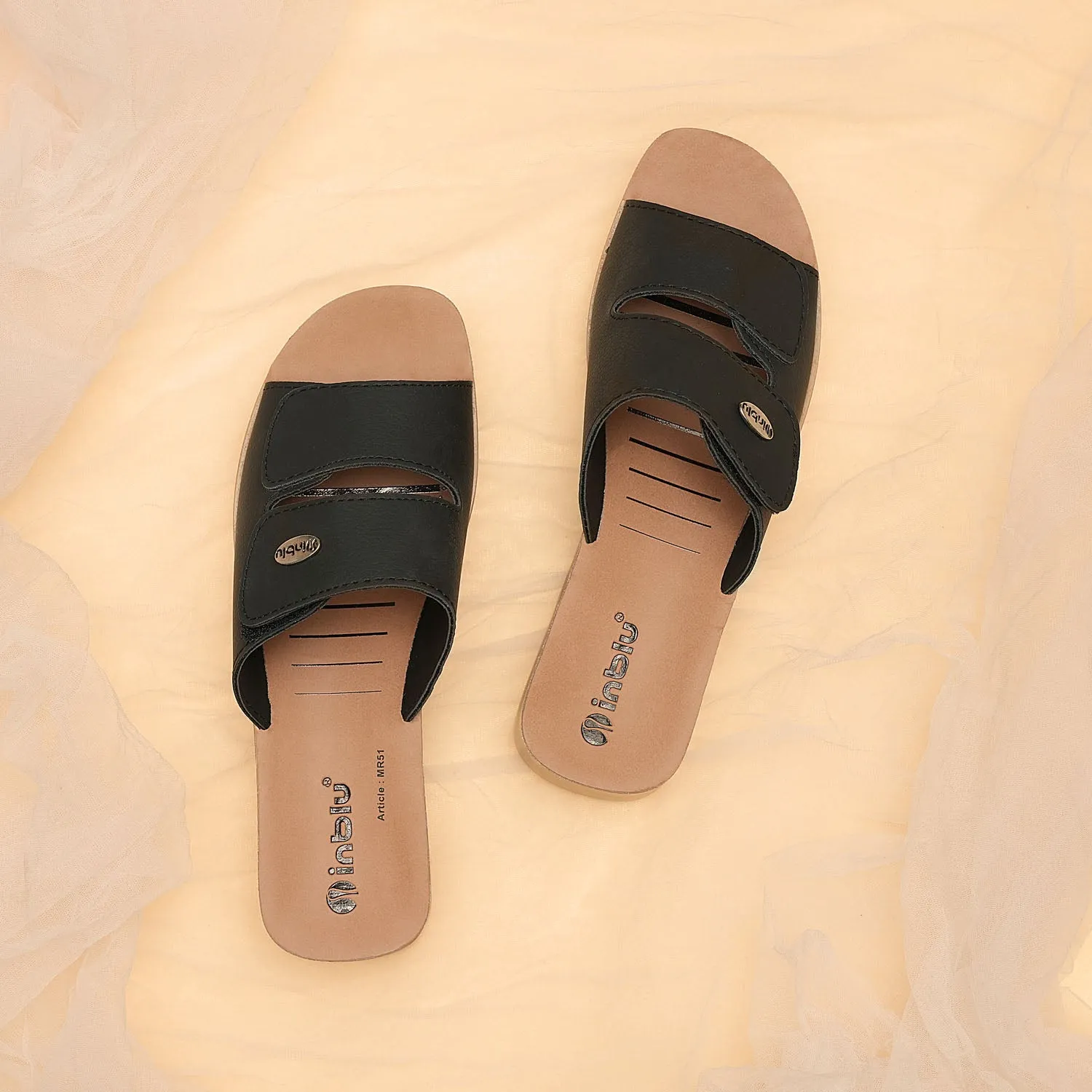 Inblu Women Sandal #MR51 - BLACK