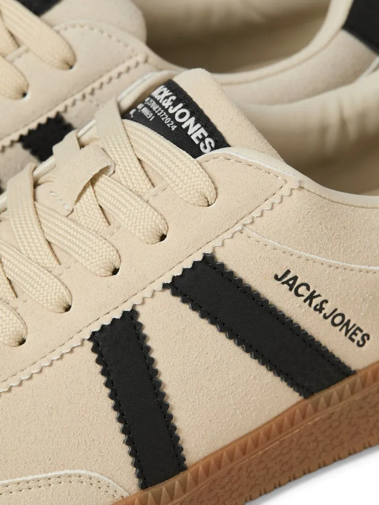 Jack & Jones Mens Kirk Trainers-TAUPE