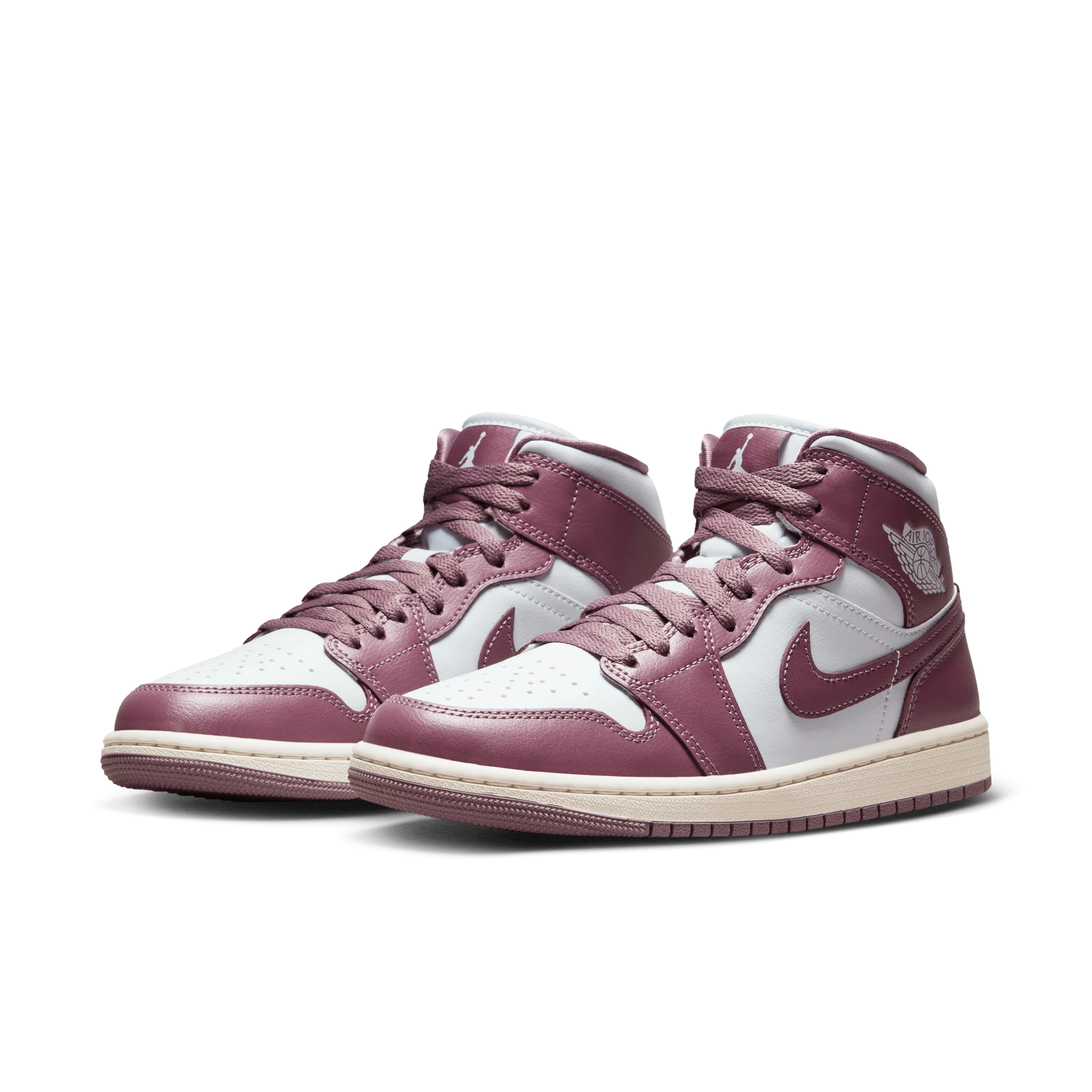 Jordan - Women - Air Jordan 1 Mid - Pure Platinum/Mauve/Sail