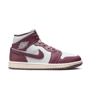 Jordan - Women - Air Jordan 1 Mid - Pure Platinum/Mauve/Sail