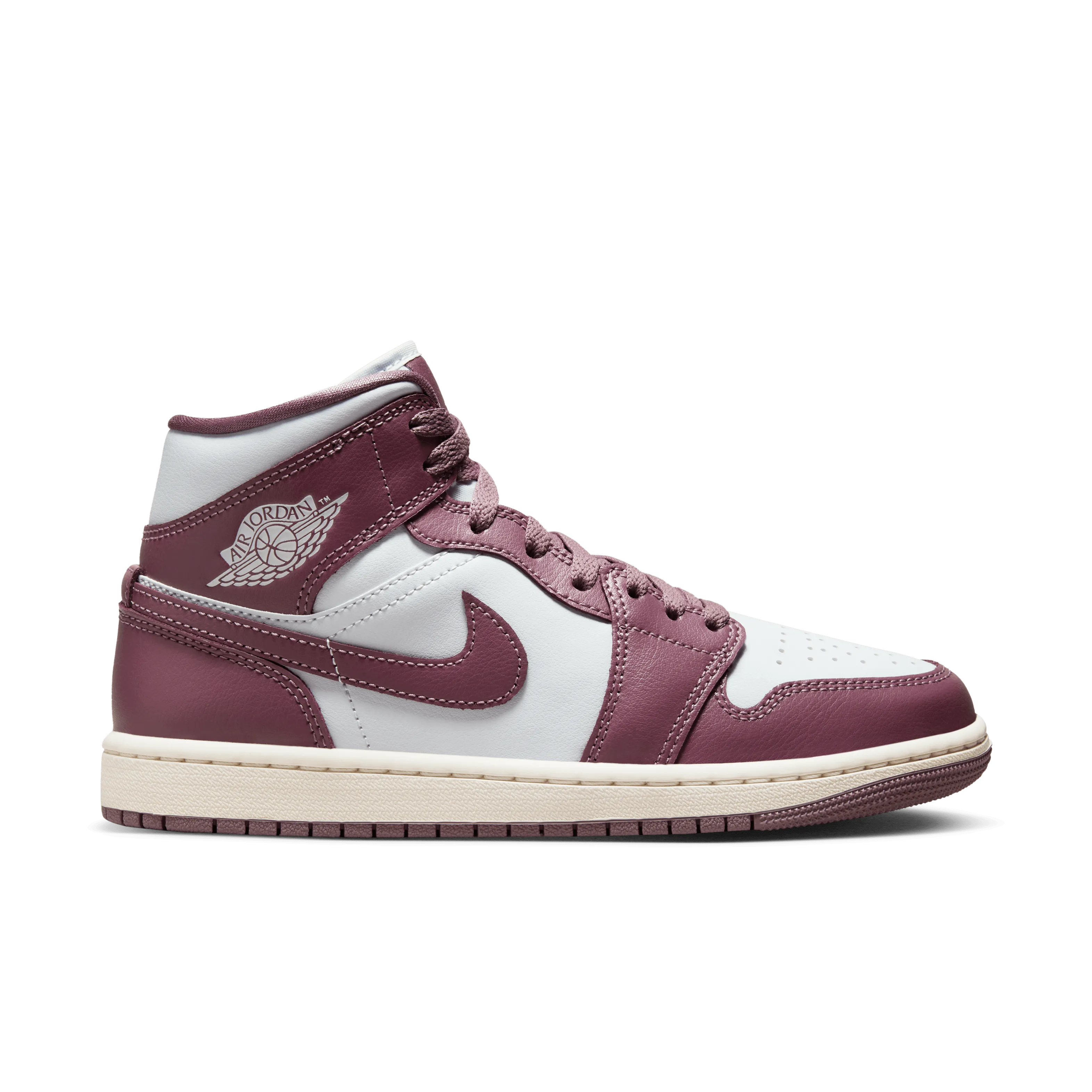Jordan - Women - Air Jordan 1 Mid - Pure Platinum/Mauve/Sail
