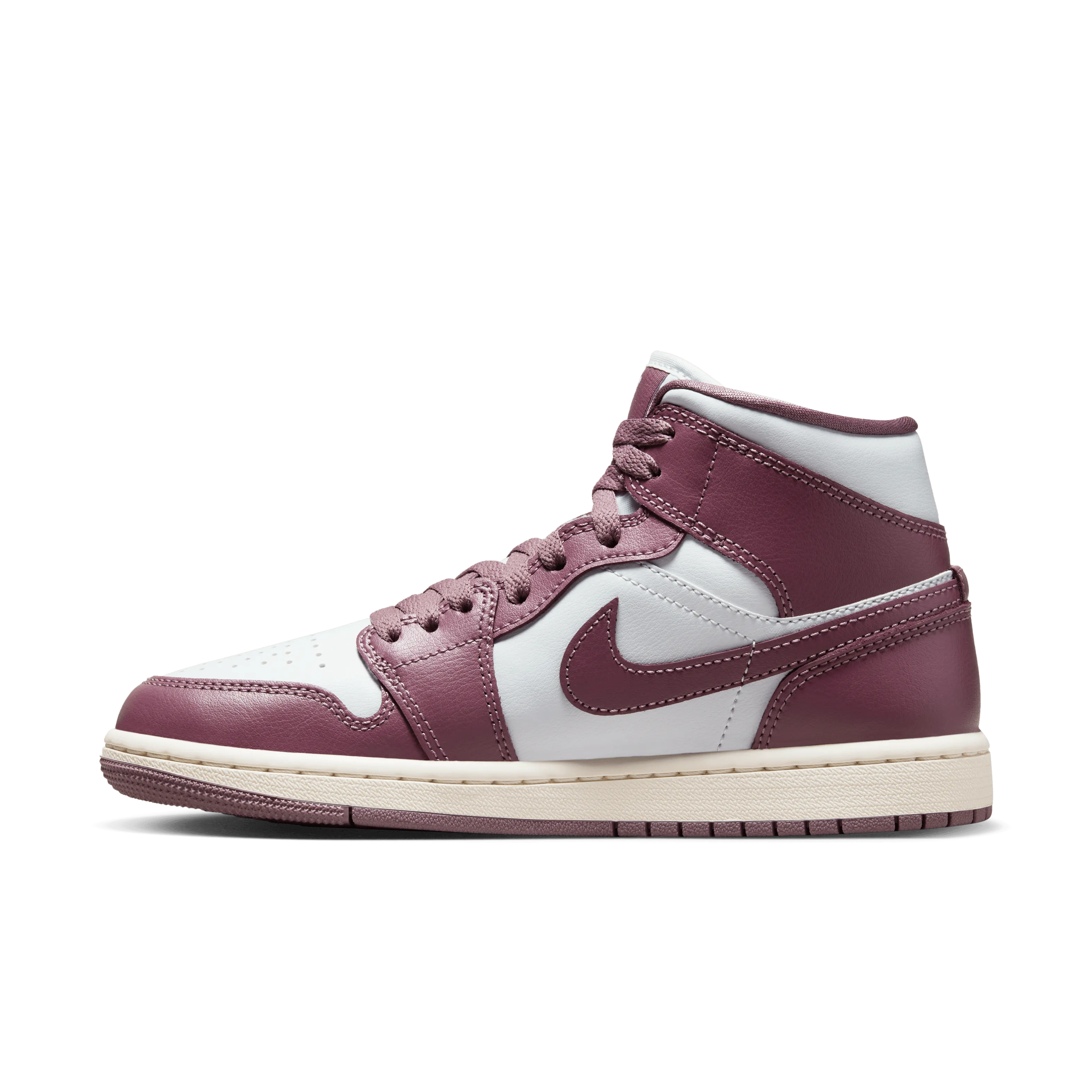 Jordan - Women - Air Jordan 1 Mid - Pure Platinum/Mauve/Sail