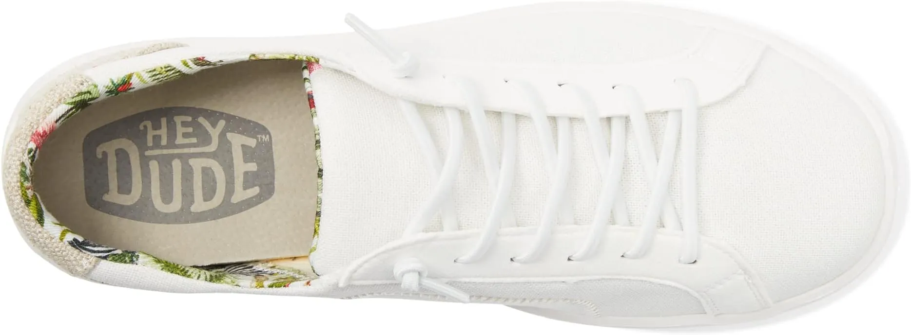 Karina Hey Dude Sneakers, Natural Coconut White