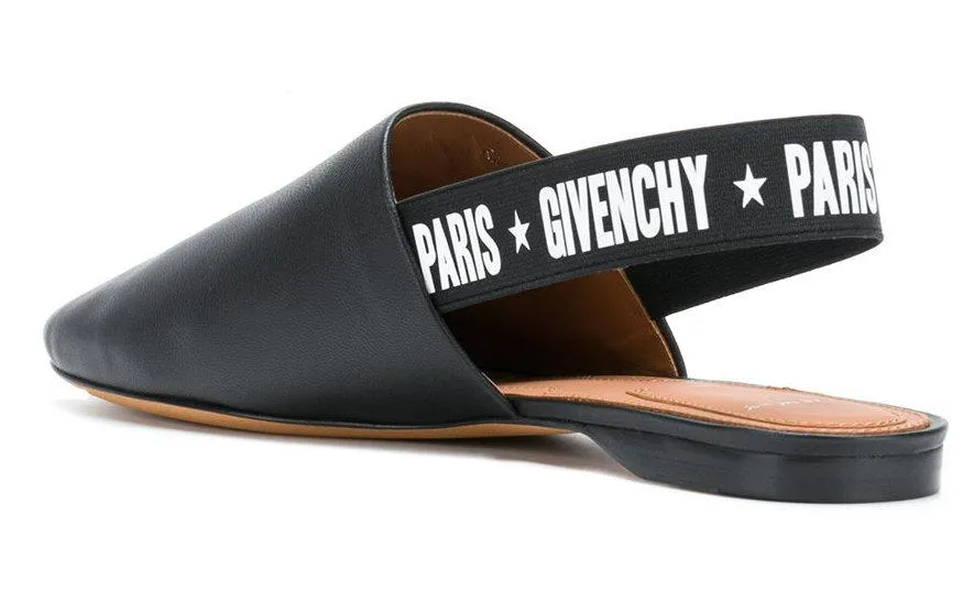 Logo Sling-Back Mules