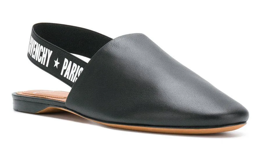 Logo Sling-Back Mules