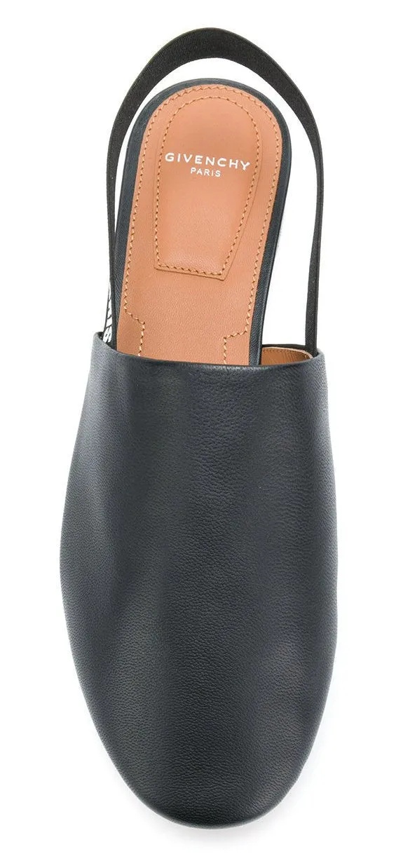 Logo Sling-Back Mules