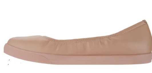 Lori Goldstein Collection Slip On Leather Flat with Elastic