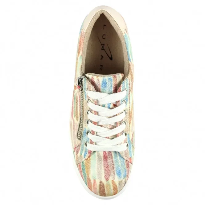 Lunar Advance Ladies Multi Colour Zip Sneaker