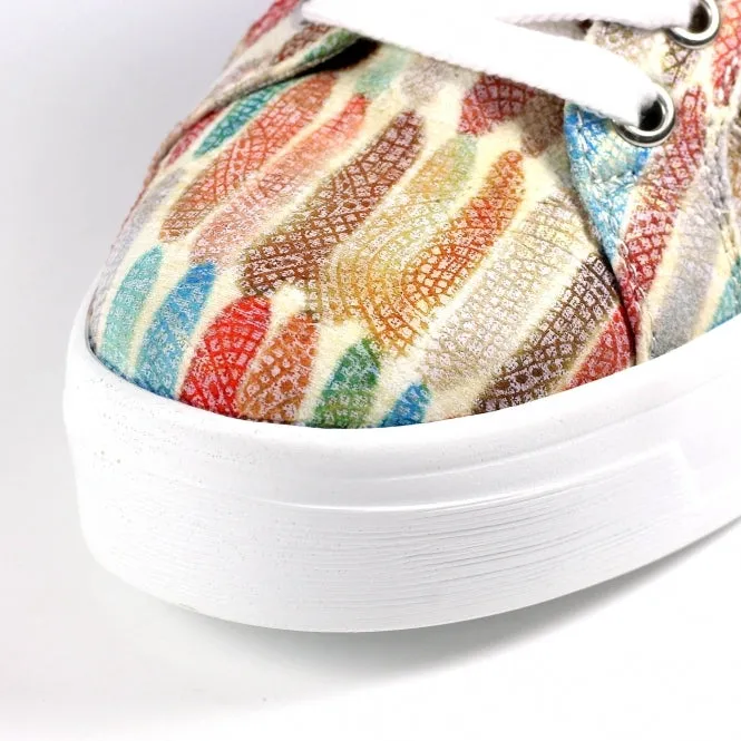 Lunar Advance Ladies Multi Colour Zip Sneaker