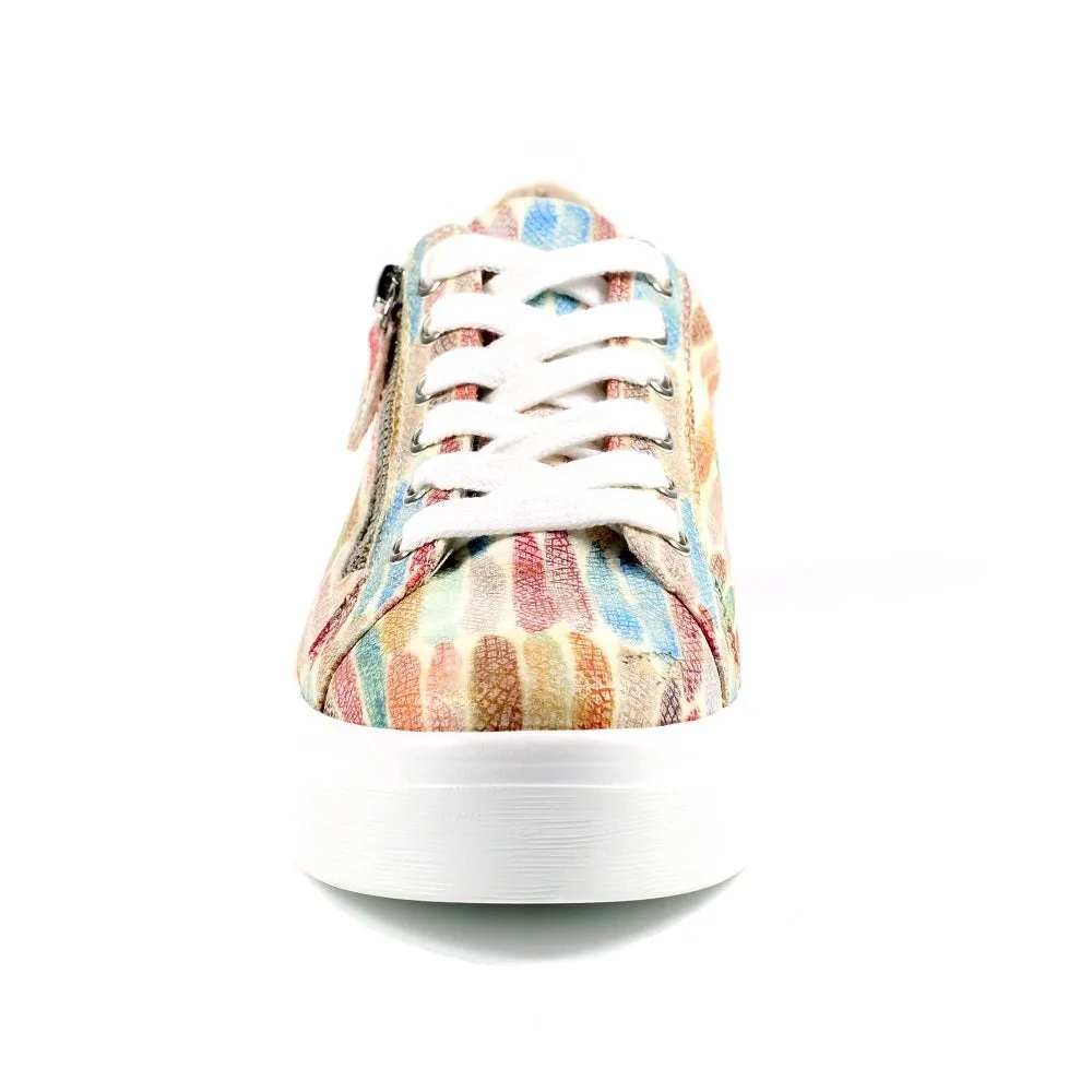 Lunar Advance Ladies Multi Colour Zip Sneaker