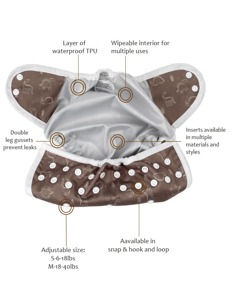 Mama Koala Cloth Diaper Cover - C2PD4041U - H&L Version