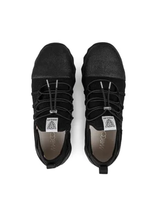 Marc Cain S Knitted Trainers in Black with Sparkly Detailing QB SH.03 M01