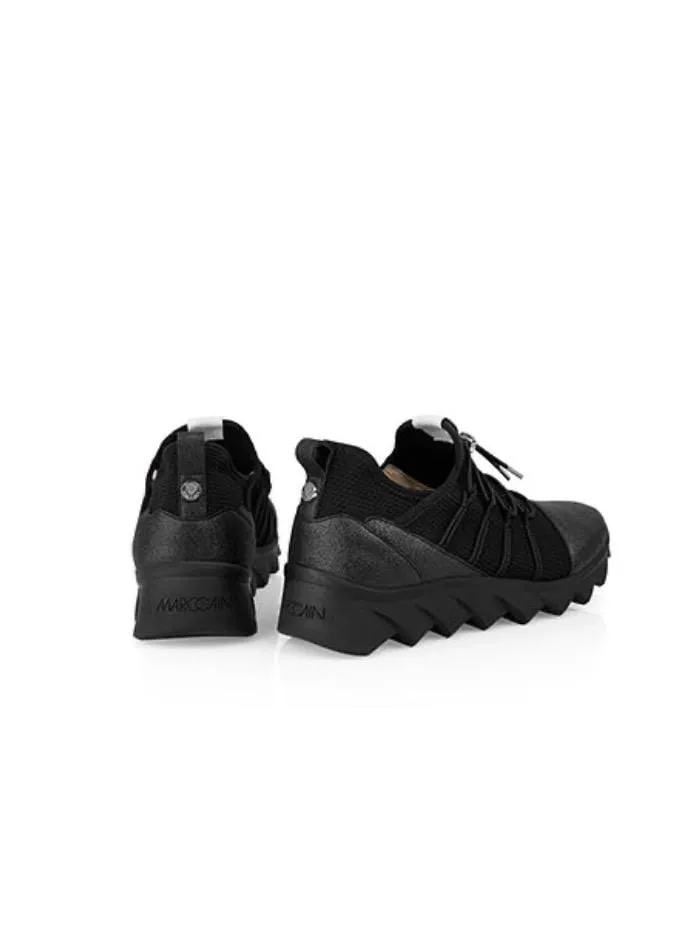 Marc Cain S Knitted Trainers in Black with Sparkly Detailing QB SH.03 M01