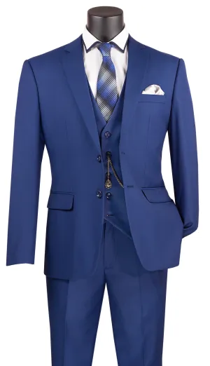 Men's Slim fit Suit  SV2900-Twilight Blue