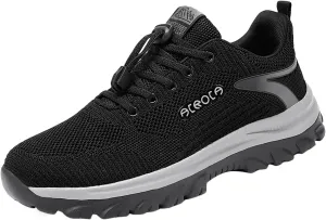 Men's Slip on Walking Shoes Comfortable Memory Foam Breathable Mesh Fashion Sneakers Non Slip Arch Support Cushioning Workout Tennis Shoes Wide Width