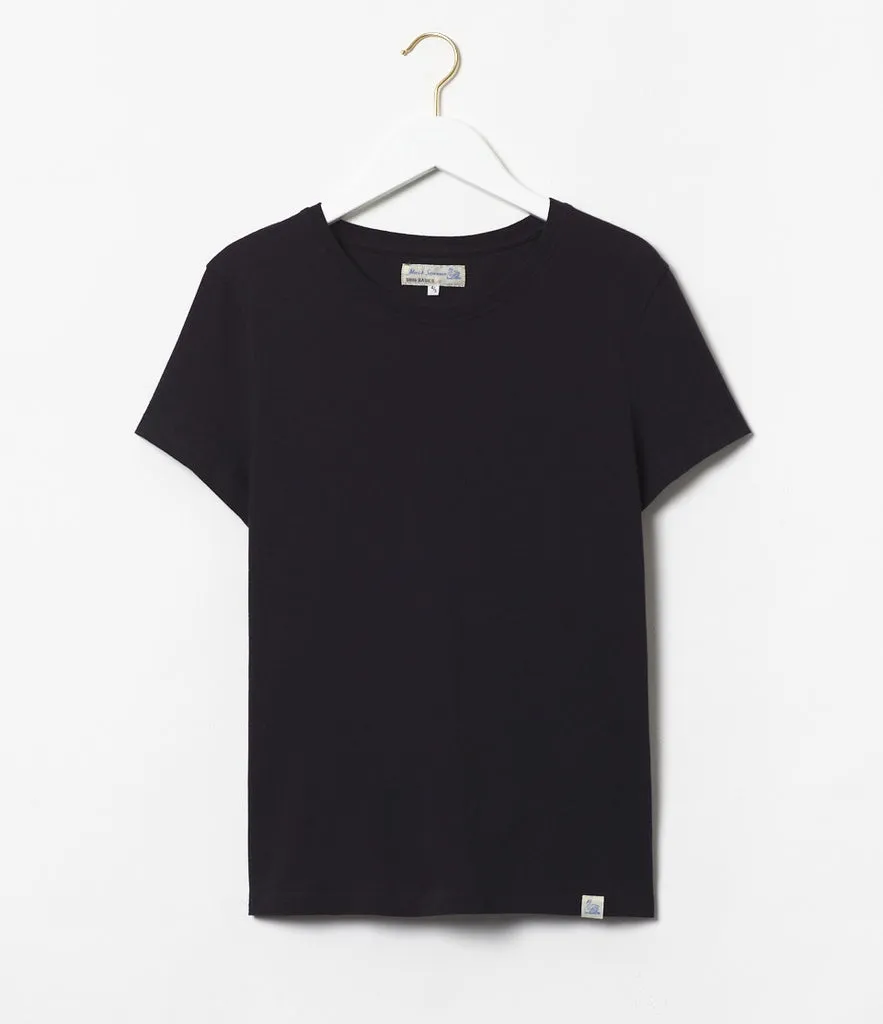 Merz b. Schwanen T-shirt - Deep Black