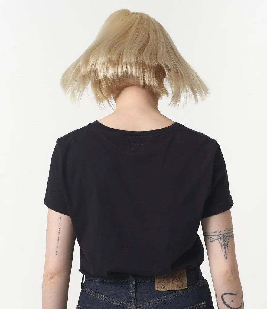 Merz b. Schwanen T-shirt - Deep Black