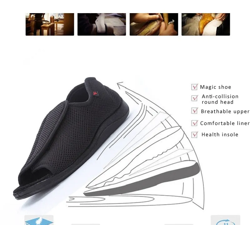 Nanccy Wide Diabetic Shoes For Swollen Feet - NW6008
