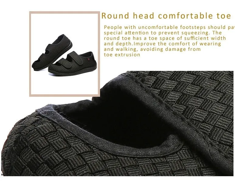 Nanccy Wide Diabetic Shoes For Swollen Feet - NW6012