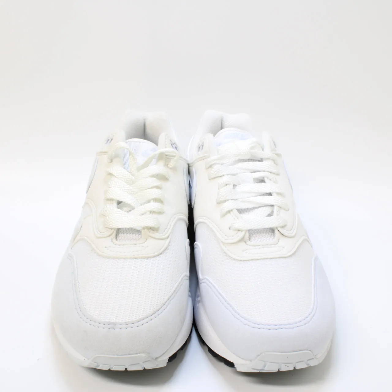 Nike Air Max 1 White Football Grey Platinum Tint Black Uk Size 5.5