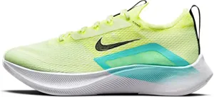 Nike Womens Zoom Fly 4 Trainers Fitness Running Shoes Yellow 10.5 Medium (B,M)