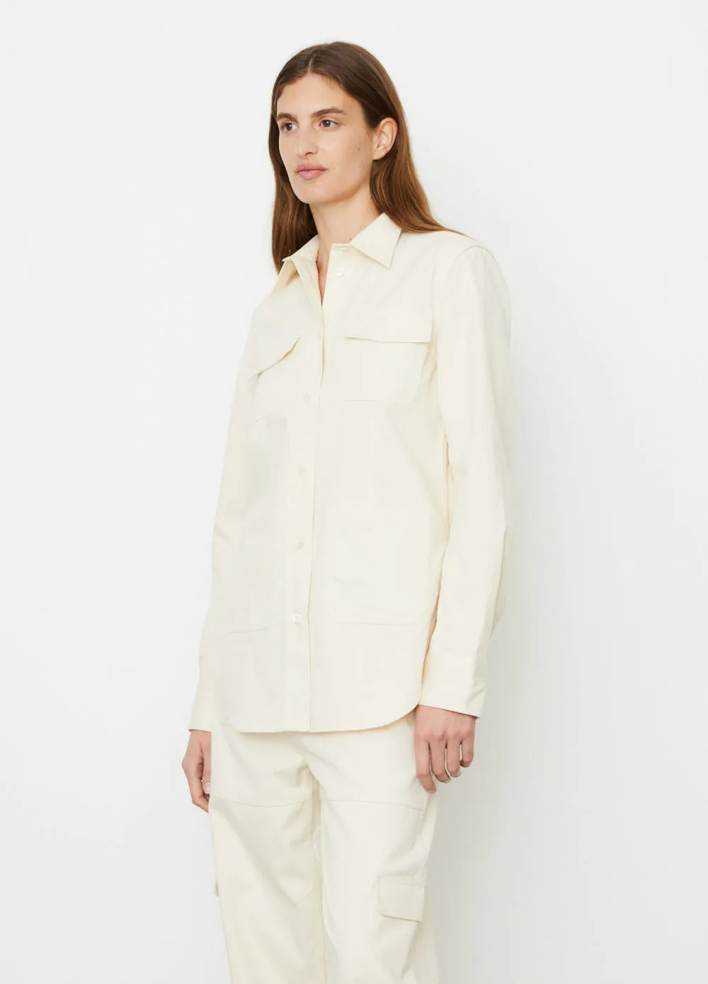 Patch Pocket Cotton Shirt
