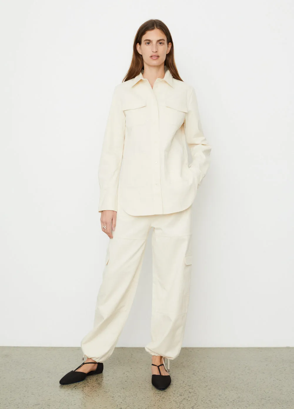 Patch Pocket Cotton Shirt