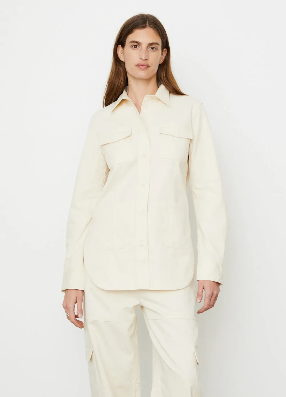 Patch Pocket Cotton Shirt